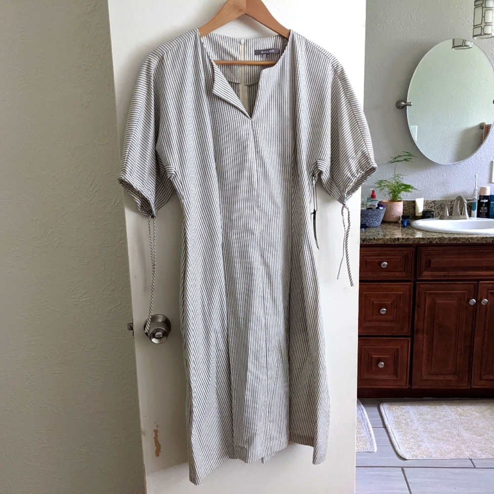 Rallier NY Striped Nora Dress, 6
